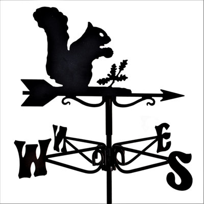 Espira 2921 Squirrel Black Mini Weathervane