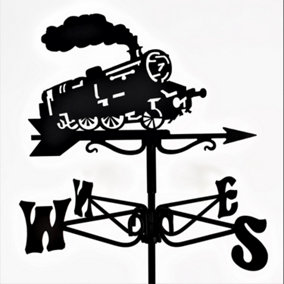 Espira 2925 Steam Train Mini Black Weathervane