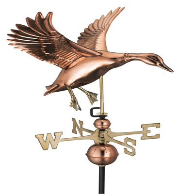 Espira 9605P Landing Duck Farmhouse Copper Weathervane