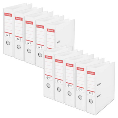 Esselte, A4 Lever Arch File, 75 mm Spine, 500 sheets Capacity, PP ...