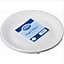 Essential Biodegradable Paper Plates (Pack Of 15) White (18cm)