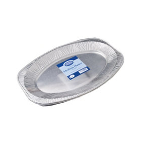 Essential Housewares Foil Platter (Pack of 3) Silver (43cm)
