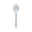 Essential Housewares Plastic Heavy Duty Soup Spoons (Pack of 50) Clear (One Size)