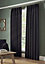 Essential Room Darkening Pencil Pleat Curtains Charcoal 168cm x 229cm