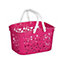 Essentials by Premier 2400ml Hot Pink Plastic Storage Basket