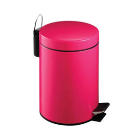 Essentials by Premier 3000ml Hot Pink Pedal Bin