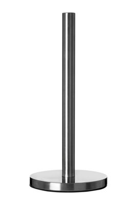 Essentials by Premier Brushed Stainless Steel Kitchen Roll Holder | DIY ...