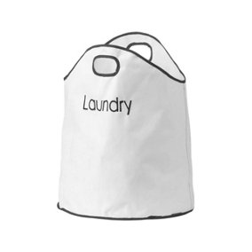 Essentials by Premier Cream Polyester Laundry Bag