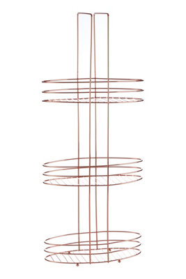 Essentials by Premier Dara 3 Tier Copper Plated Storage Rack