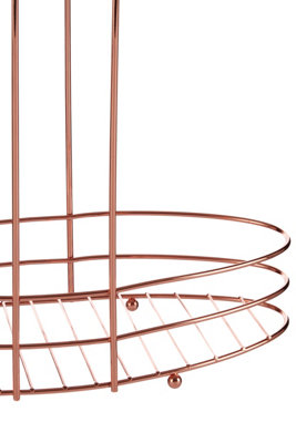 Essentials by Premier Dara 3 Tier Copper Plated Storage Rack