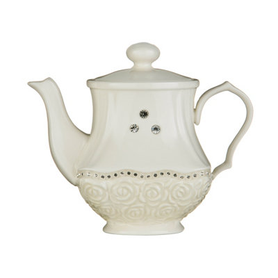 Essentials by Premier Diamante Georgia Teapot