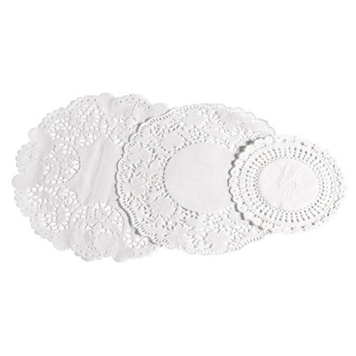 Essentials by Premier Doilies 30Pcs White Paper