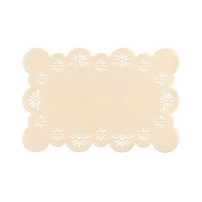 Essentials by Premier Flower Design Ivory Placemats - Set of 2