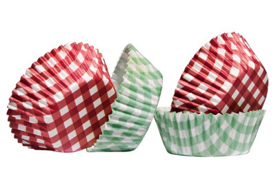 Essentials by Premier Gingham 60Pcs Medium Cupcake Cases