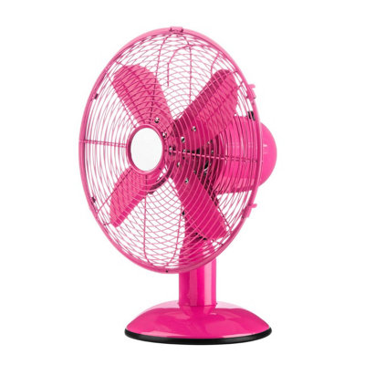 Essentials by Premier Hot Pink Desk Fan