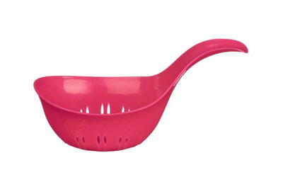 Essentials by Premier Hot Pink Plastic Colander with Curved Handle