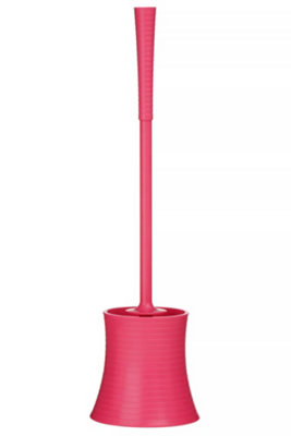 Essentials by Premier Hot Pink Plastic Toilet Brush