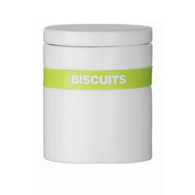 Essentials by Premier Lime Silicone Band Biscuit Jar