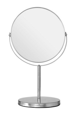 Essentials by Premier Marisha Silver Effect Metal Swivel Table Mirror