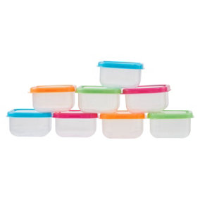 Essentials by Premier Mini Storage Plastic Containers - Set of 8