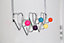 Essentials by Premier Multi Colour Heart Design Over Door Hanger