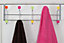 Essentials by Premier Multicoloured Cubes 10 Hook Over Door Hanger