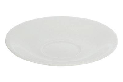 Essentials by Premier Sam Embossed White Saucer