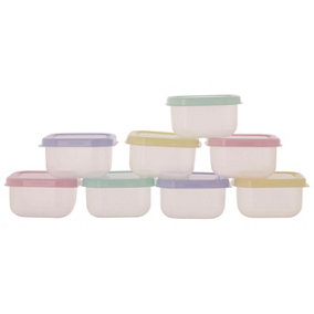 Essentials by Premier Set of 8 Assorted Mini Storage Containers