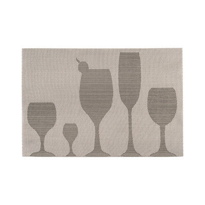Essentials By Premier Silver Pvc Stemware Design Placemats Set Of 4~5018705758206 01c MP?$MOB PREV$&$width=768&$height=768