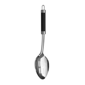 Essentials by Premier Slotted Spoon with Black Handle