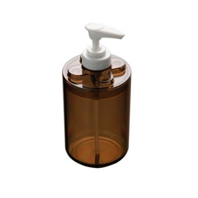 Essentials by Premier Smoke Brown Plastic Lotion Dispenser