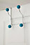 Essentials by Premier Ten Hook Over Door Turquoise Balls Hanger