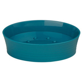 Essentials by Premier Turquoise Plastic Soap Dish
