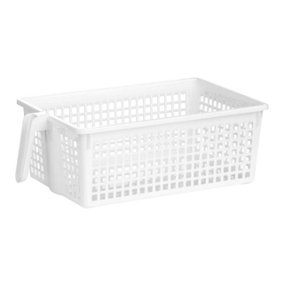 Essentials by Premier White PP Storage Basket