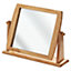 Essentials by Premier Wooden Frame Swivel Mirror