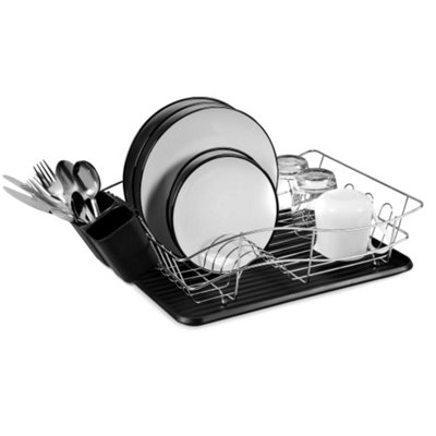 Essentials Dish Rack With Tray
