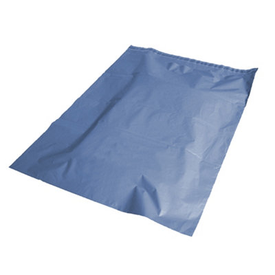 Essentials Plastic Mail-Order Parcel Bags Blue (M)