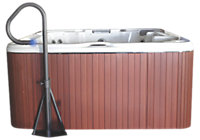 Essentials Spa Side Undermount Handrail with LED Lighting - Safety Rail for Spas and Hot Tubs