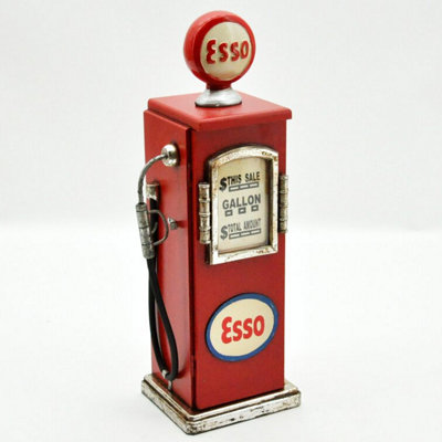 Esso Petrol CD Holder - L23 x W23 x H70 cm - Red