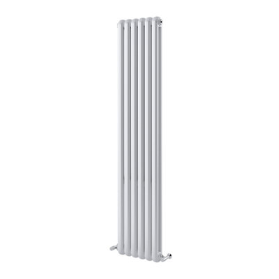 Estelle White Vertical Column Radiator - 1800x380mm