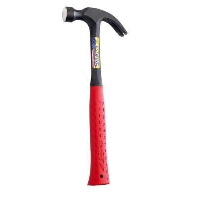 Estwing E3/20C Curved Claw Hammer - Red Vinyl Grip 560g (20oz)