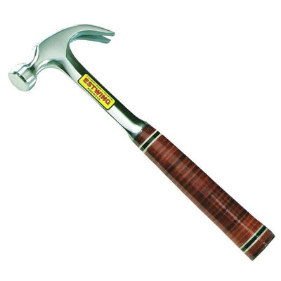 Martello Estwing E20C Da 20 Oz Con Testa Curva E Impugnatura In Pelle - Professionale E Bilanciato