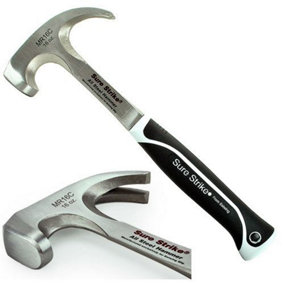 Estwing Surestrike Curve Claw All Steel Hammer 16oz 450g ESTEMR16C EMR16C