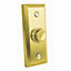 Eterna FBPLSB Illuminated Wired Door Bell Push (Satin Brass)