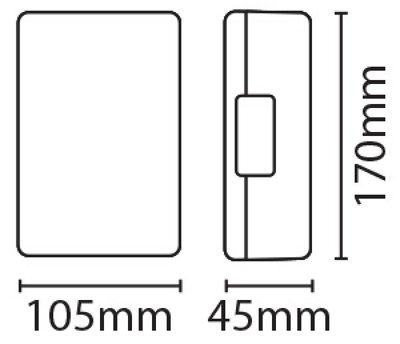 Eterna TCWH Door Chime with Built-In Transformer 230V