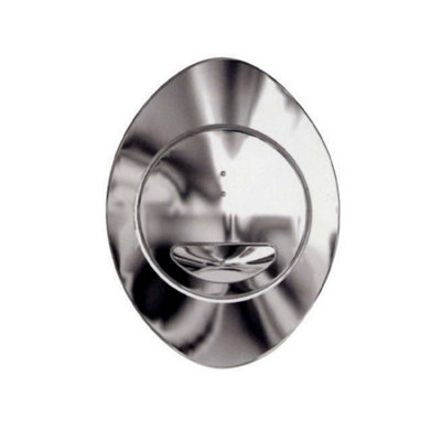 Ether Compact Concealed Dual Flush Cistern with Chrome Oval Flush Button - 3