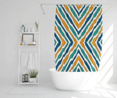 Ethnic geometric figures (Shower Curtain) / Default Title Price Comparisons | Compare The Build