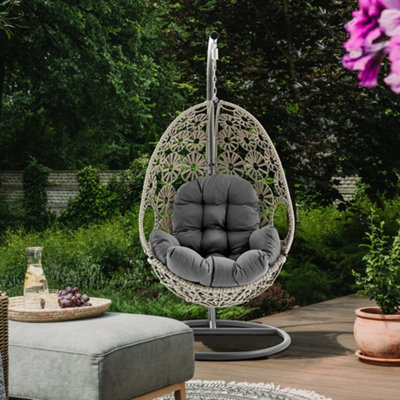 Hanging wicker chair best sale