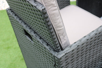 Eton cube discount rattan garden furniture