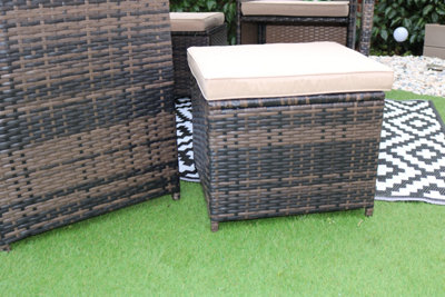 Eton cube deals rattan garden furniture